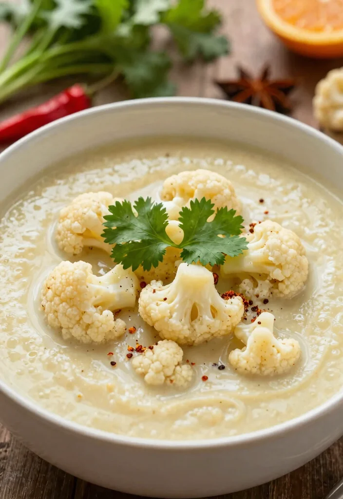 17 Cauliflower Soup Recipes Creamy Without Cream - 5. Curried Cauliflower Soup 1