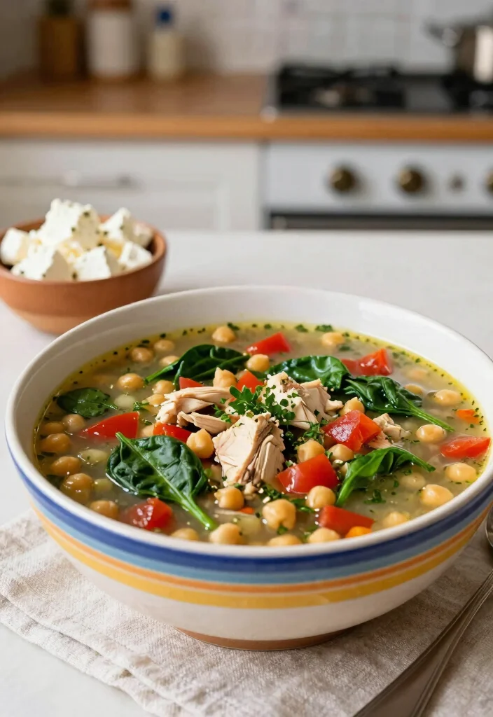 17 Chicken Breast Soup Recipes That Stay Tender and Juicy - 10. Mediterranean Chicken Soup 1