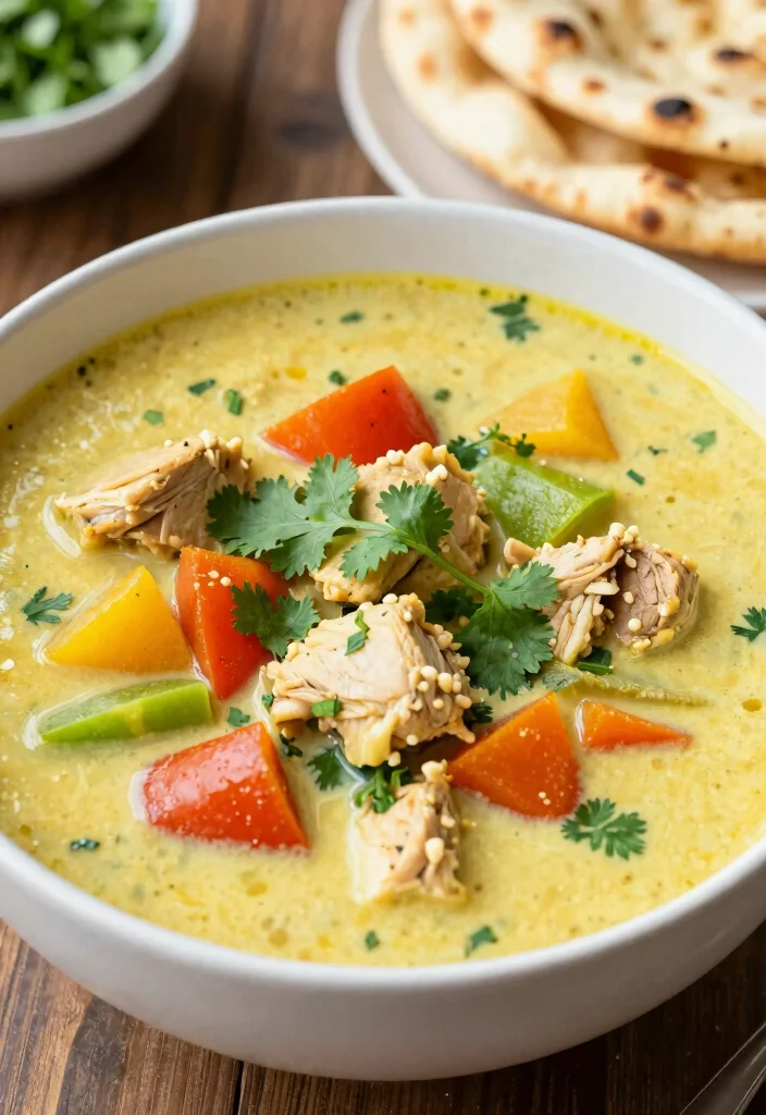 17 Chicken Breast Soup Recipes That Stay Tender and Juicy - 17. Curried Chicken and Vegetable Soup 1