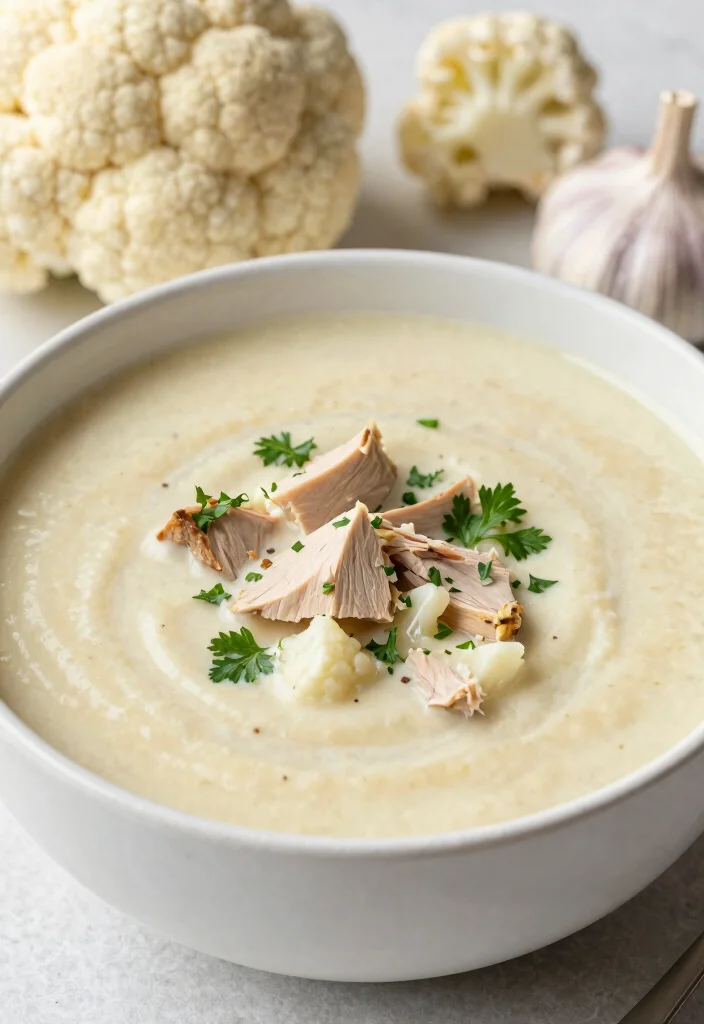 17 Ground Turkey Soup Recipes for Lean Comfort Meals - 14. Turkey and Cauliflower Soup 1
