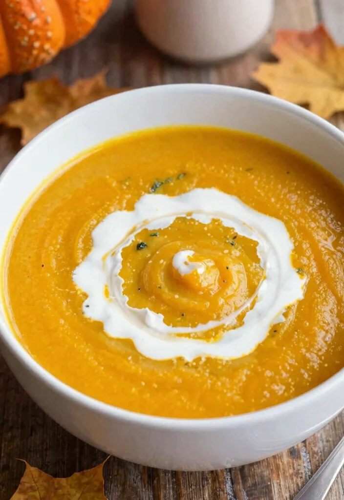 17 Paleo Soup Recipes Made with Clean Ingredients - 17. Pumpkin Spinach Soup 1