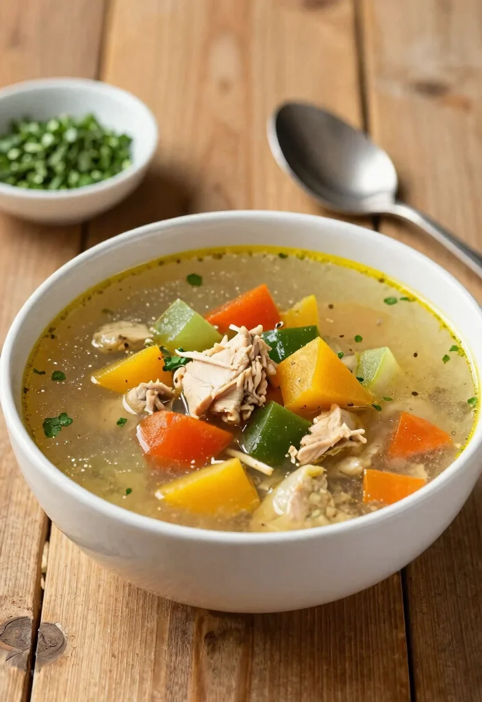 17 Paleo Soup Recipes Made with Clean Ingredients - 8. Chicken and Vegetable Soup 1