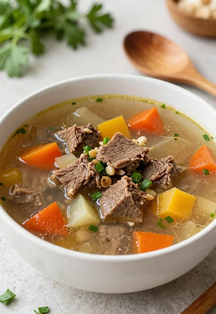 18 Beef Broth Soup Recipes Rich in Flavor - 5. Beef and Vegetable Soup 1
