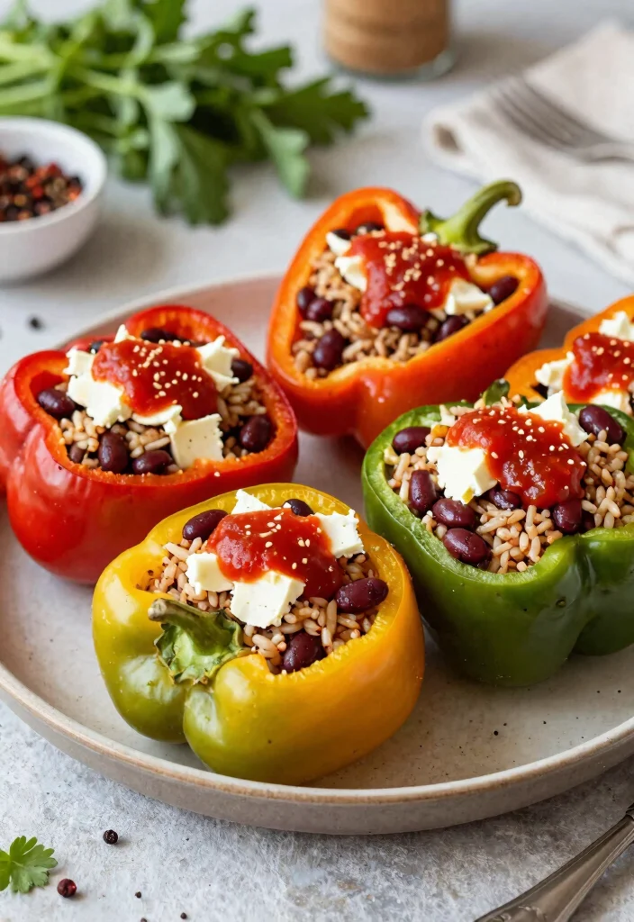 18 Canned Tomato Soup Recipes for Quick and Easy Meals - 11. Tomato Soup Stuffed Peppers 1