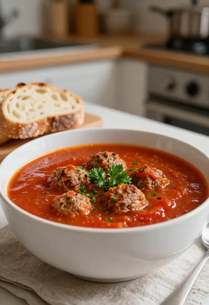 18 Canned Tomato Soup Recipes for Quick and Easy Meals - 8. Tomato Soup and Meatball Stew 1
