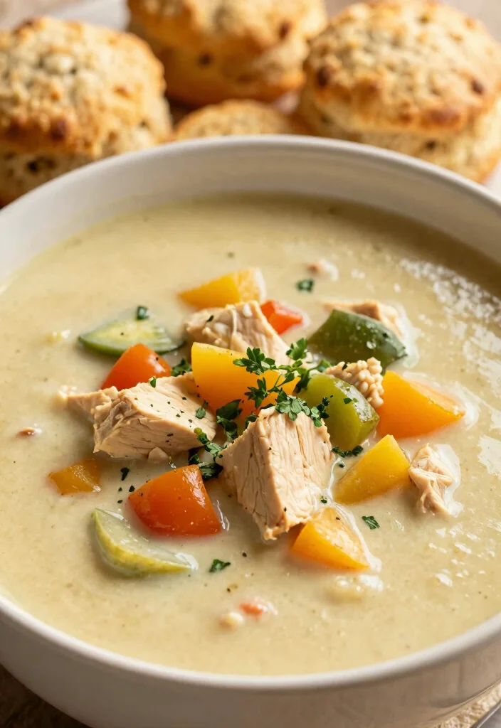 18 Chicken Broth Soup Recipes for Light and Healing Meals - 11. Chicken Pot Pie Soup 1