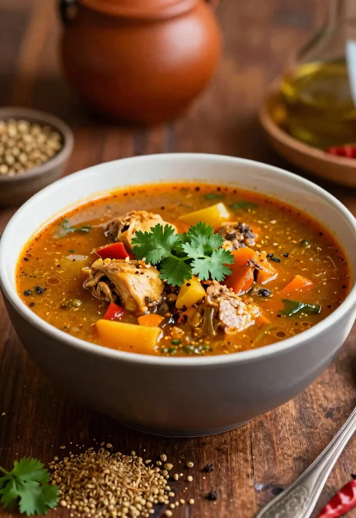 18 Chicken Broth Soup Recipes for Light and Healing Meals - 12. Moroccan Chicken Soup 1