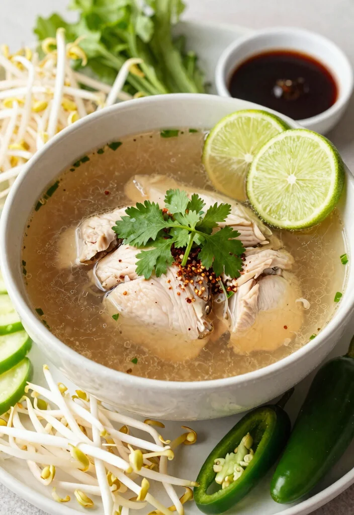 18 Chicken Broth Soup Recipes for Light and Healing Meals - 6. Chicken Pho 1