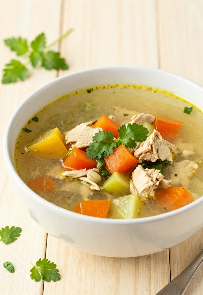 18 Crockpot Chicken Soup Recipes for Hands-Off Cooking - 14. Chicken and Vegetable Soup 1