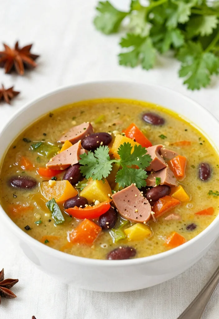 18 Ham and Bean Soup Recipes for Classic Comfort Food - 11. Curried Ham and Bean Soup 1