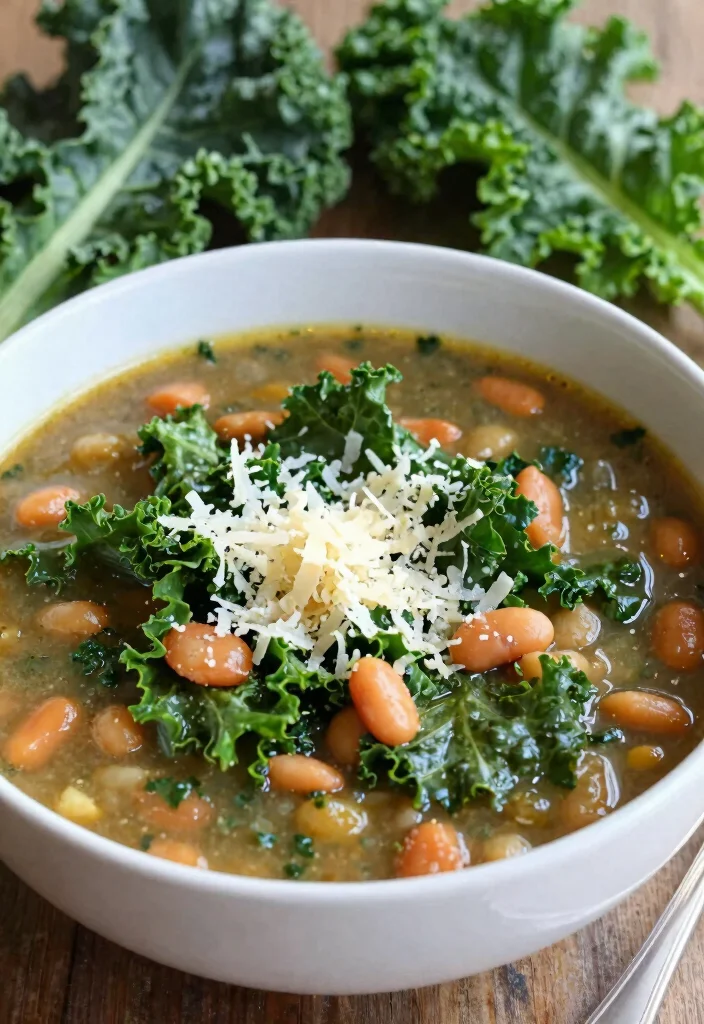 18 Ham and Bean Soup Recipes for Classic Comfort Food - 7. Kale and Ham Bean Soup 1