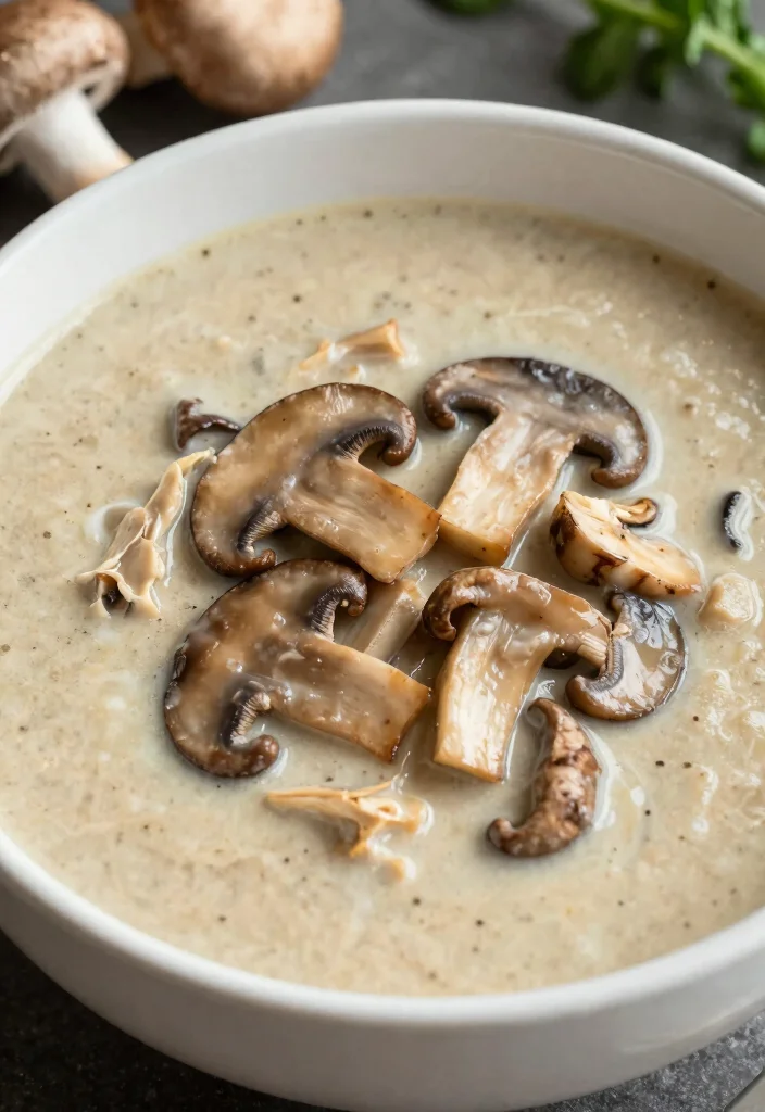 18 Keto Chicken Soup Recipes That Are Low Carb and Filling - 13. Mushroom Chicken Soup 1