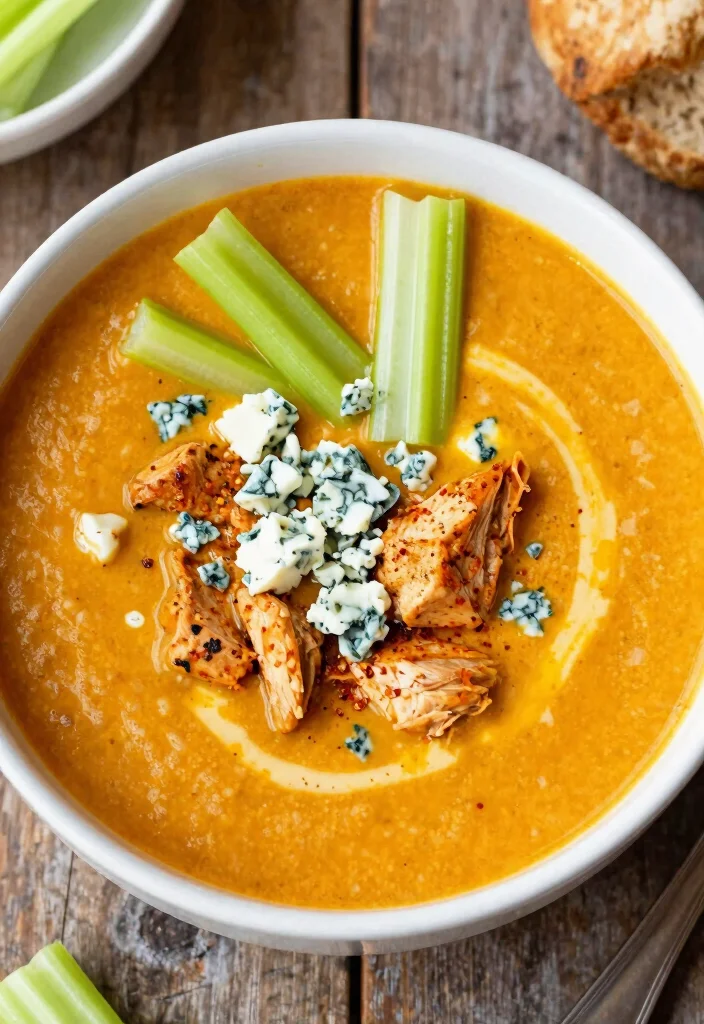 18 Keto Chicken Soup Recipes That Are Low Carb and Filling - 18. Buffalo Chicken Soup 1