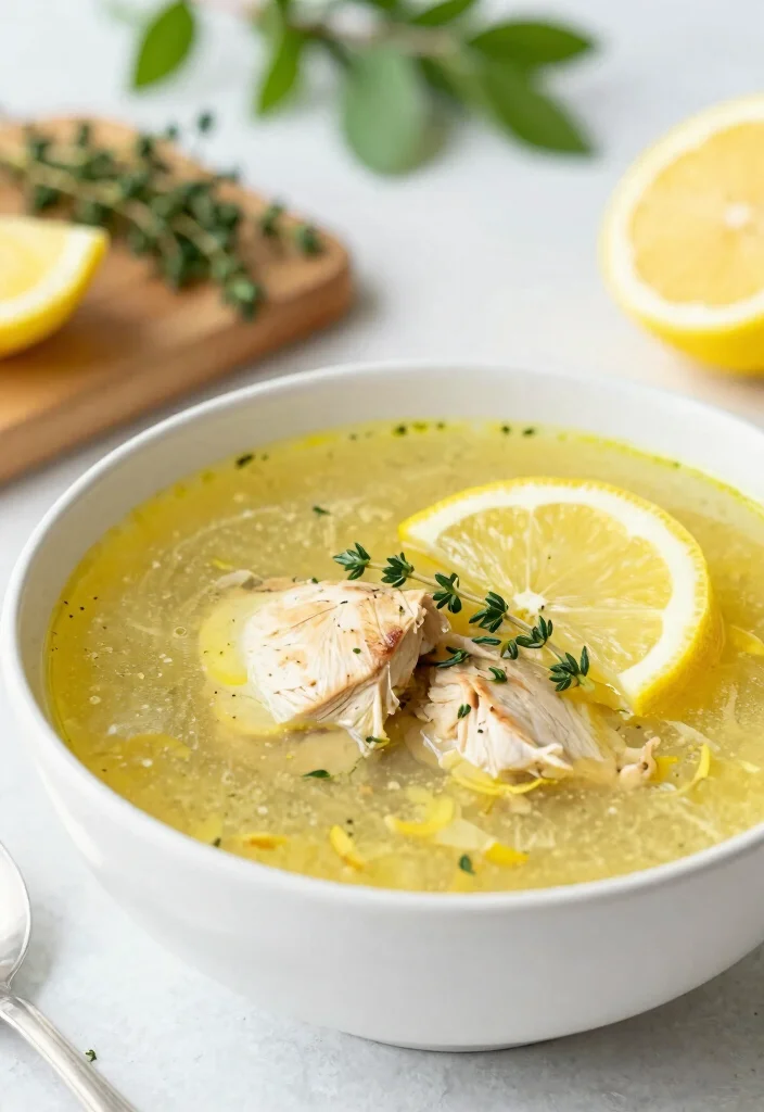 18 Keto Chicken Soup Recipes That Are Low Carb and Filling - 2. Lemon Herb Chicken Soup 1