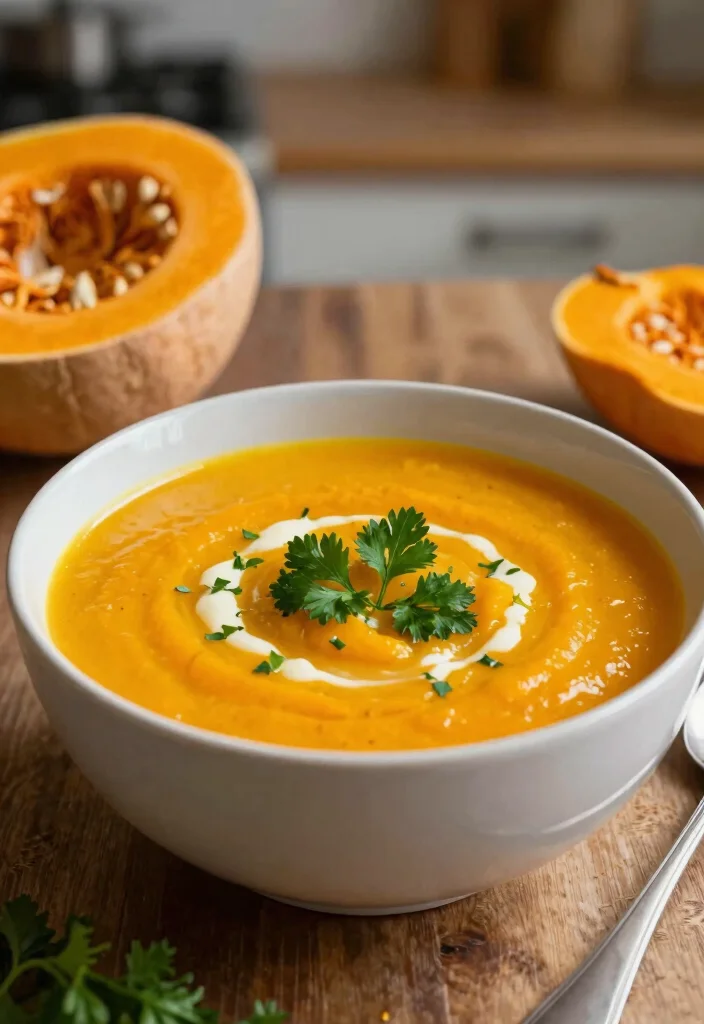 18 Mexican Soup Recipes with Bold and Spicy Flavors - 15. Spicy Butternut Squash Soup 1