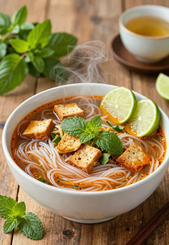 19 Asian Soup Recipes Packed with Bold Flavors - 1. Vegan Pho with Tofu and Herbs 1