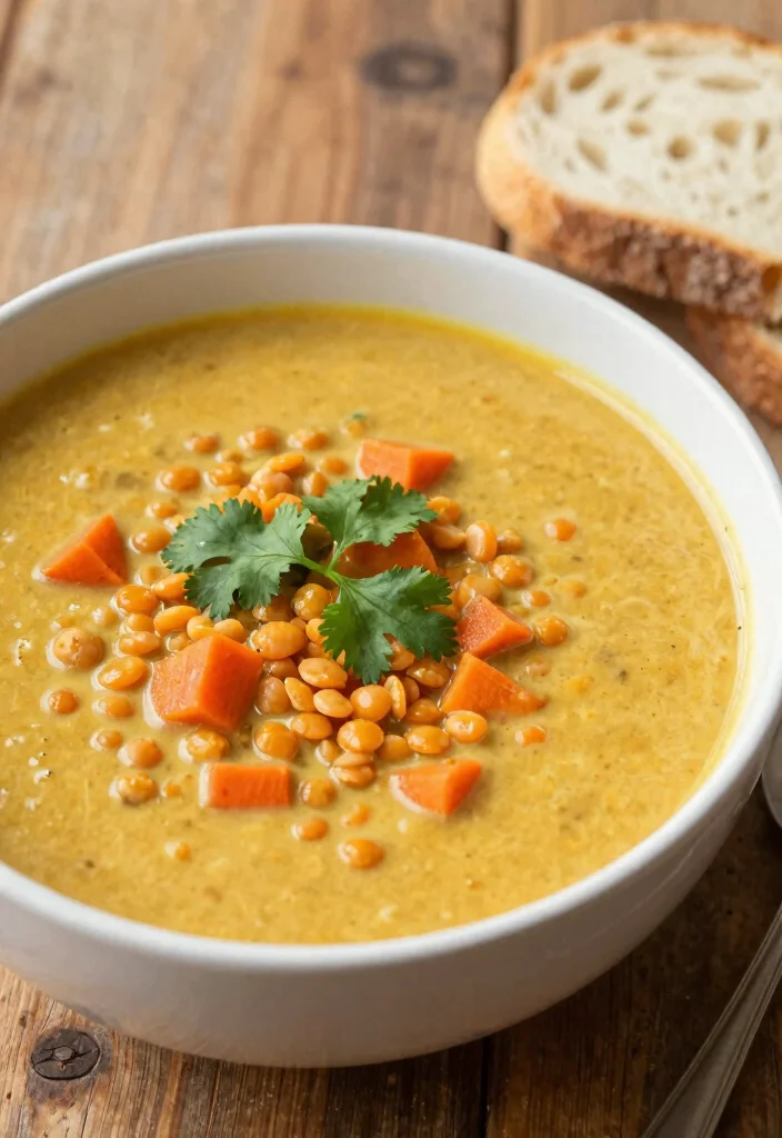 19 Asian Soup Recipes Packed with Bold Flavors - 8. Coconut Curry Lentil Soup 1