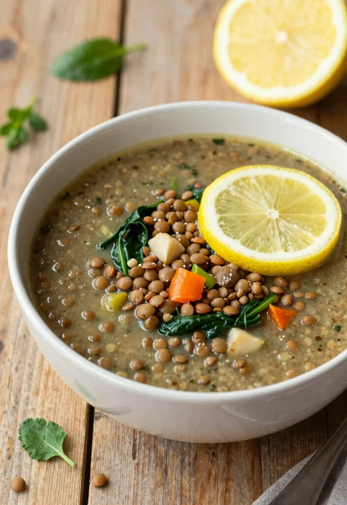 19 Broth-Based Soup Recipes That Are Light but Nourishing - 12. Lentil and Spinach Soup 1