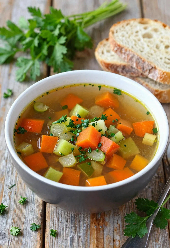 19 Broth-Based Soup Recipes That Are Light but Nourishing - 2. Hearty Vegetable Broth 1