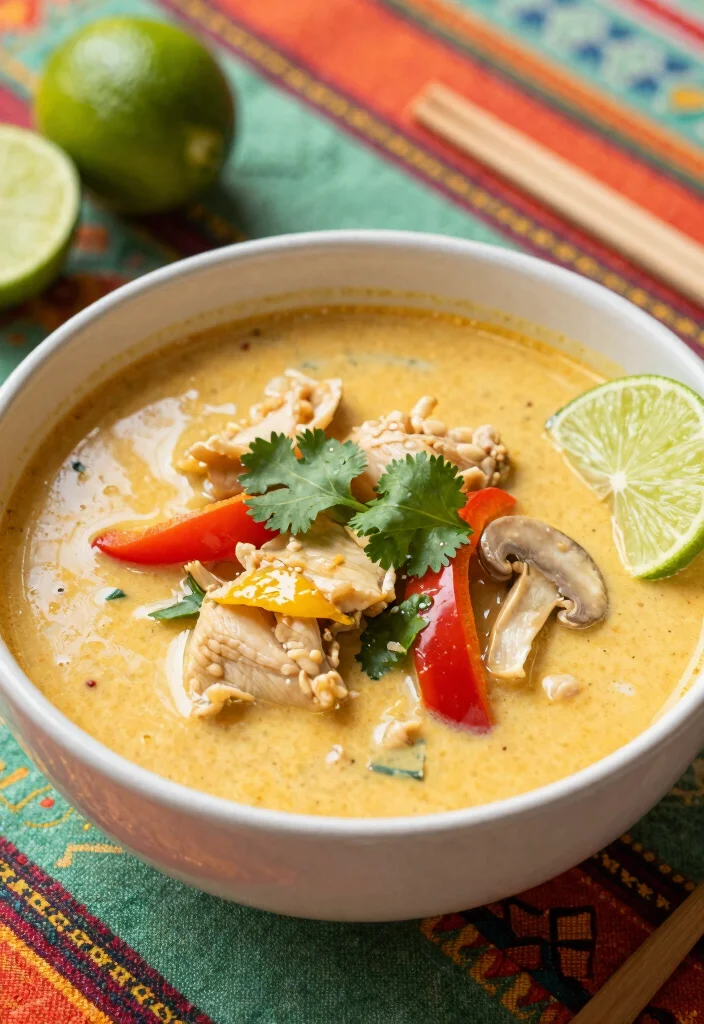 19 Broth-Based Soup Recipes That Are Light but Nourishing - 5. Thai Coconut Chicken Soup 1
