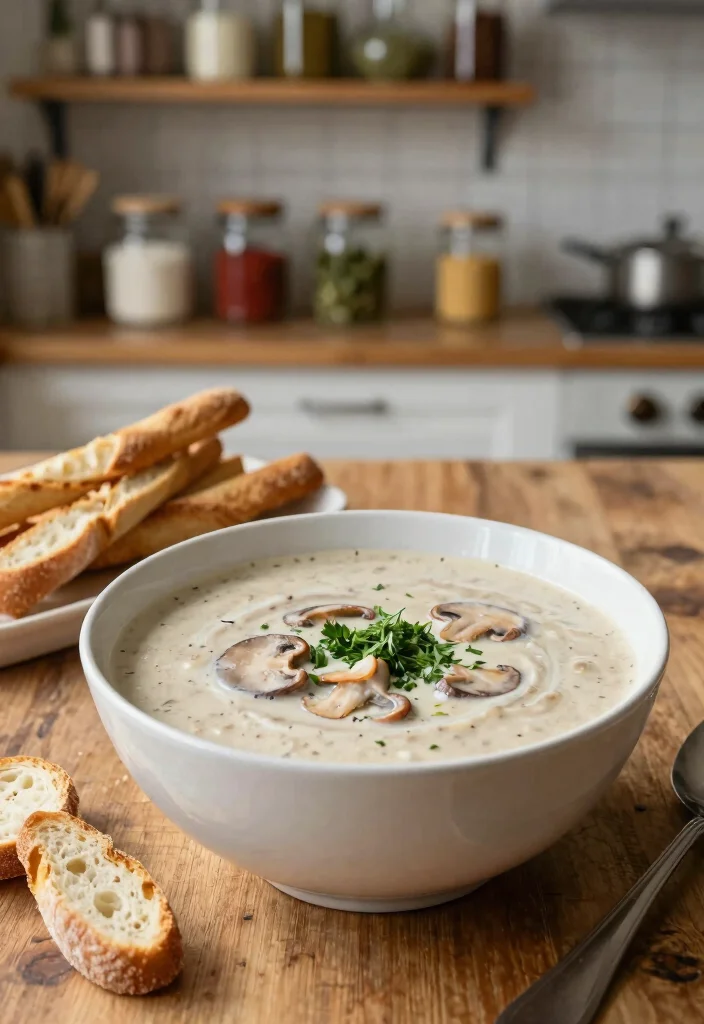 19 Busy Day Soup Recipes You Can Make Fast After Work - 3. Creamy Mushroom Soup 1