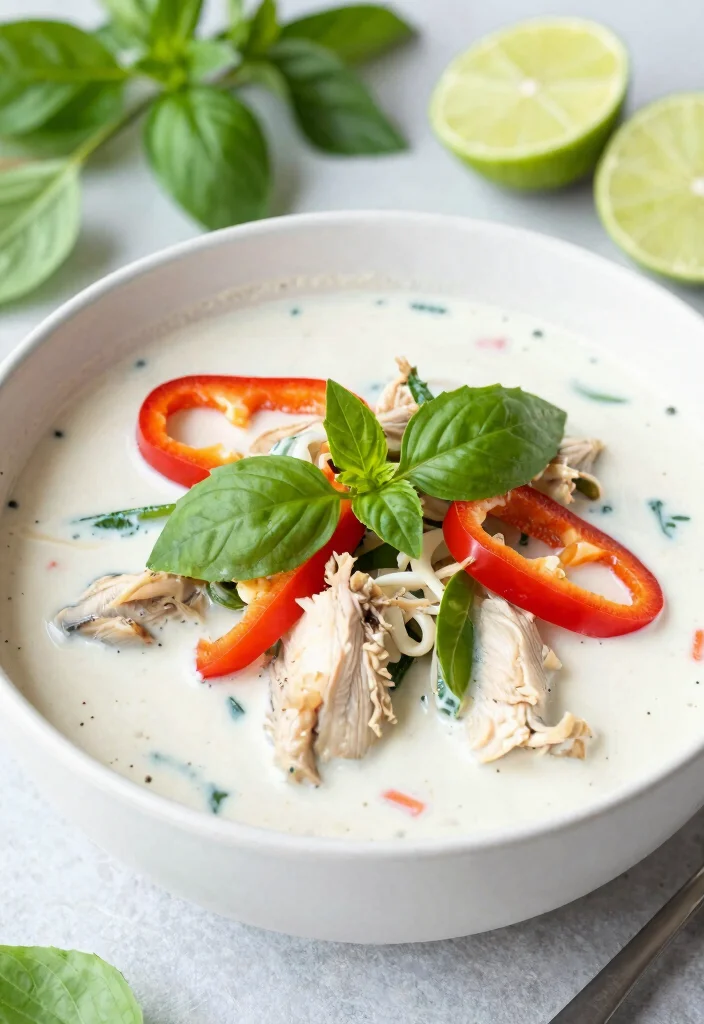 19 Chicken Vegetable Soup Recipes Packed with Nutrition - 18. Thai Chicken Vegetable Soup 1
