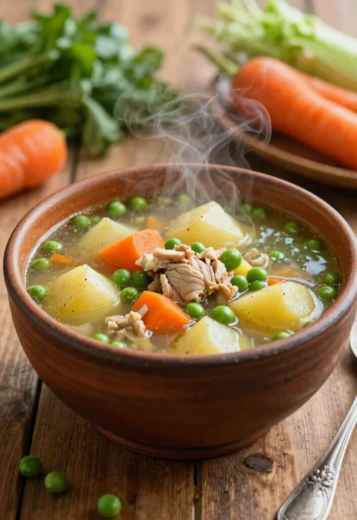 19 Chicken Vegetable Soup Recipes Packed with Nutrition - 19. Rustic Chicken Vegetable Soup 1