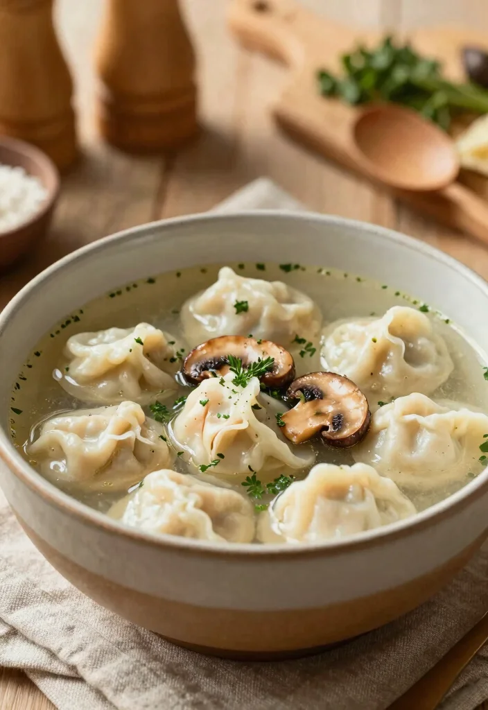 19 Cream of Mushroom Soup Recipes with Chicken for Easy Dinners - 9. Chicken Mushroom Soup with Dumplings 1