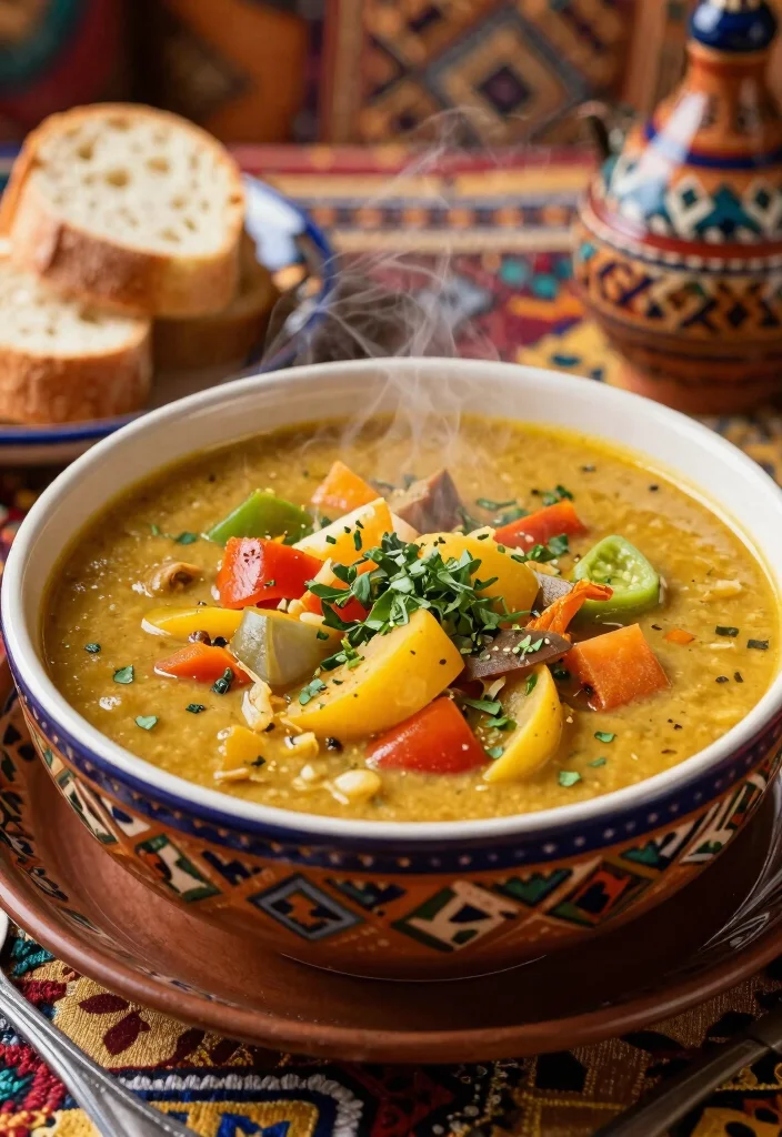 19 Healthy Veggie Soup Recipes for Clean Eating - 12. Moroccan Spiced Vegetable Soup 1