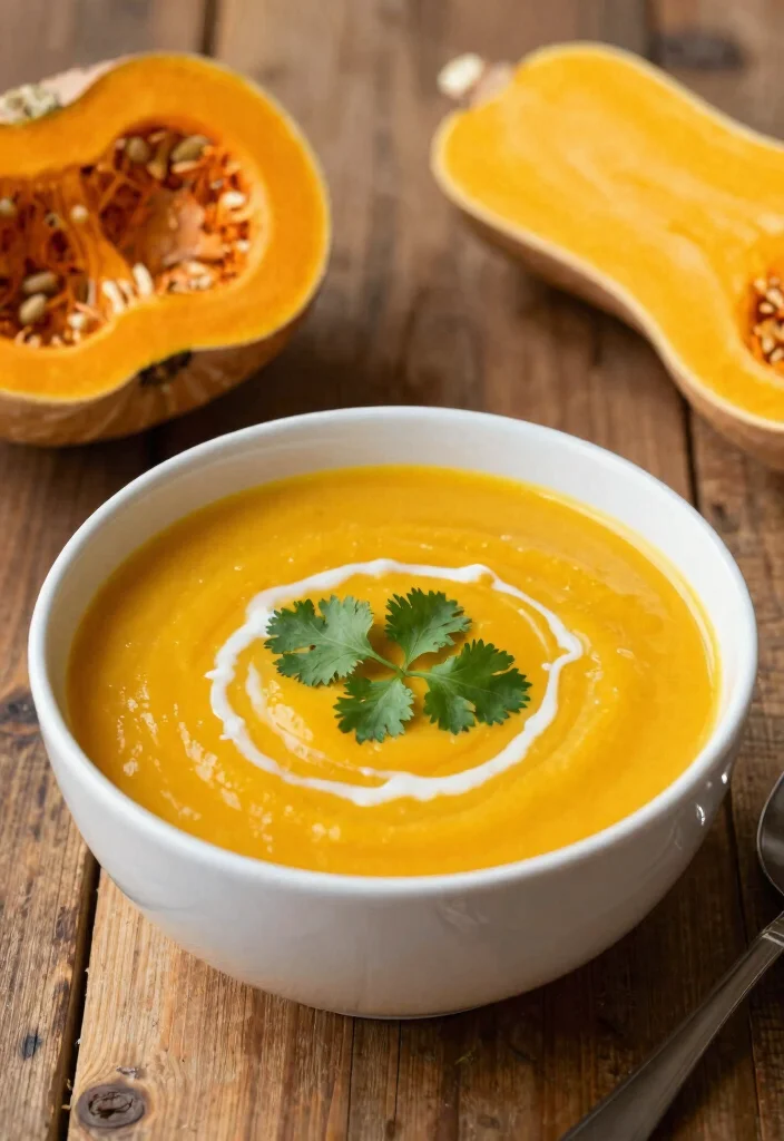 19 Healthy Veggie Soup Recipes for Clean Eating - 19. Butternut Squash and Coconut Soup 1