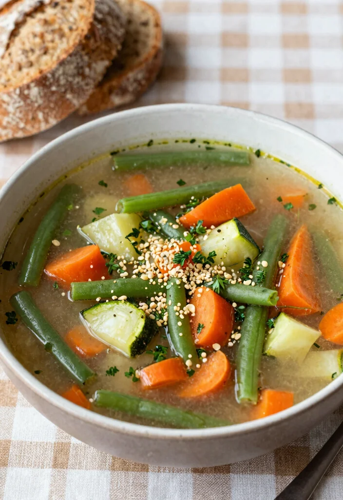 19 Healthy Veggie Soup Recipes for Clean Eating - 4. Loaded Vegetable Minestrone 1