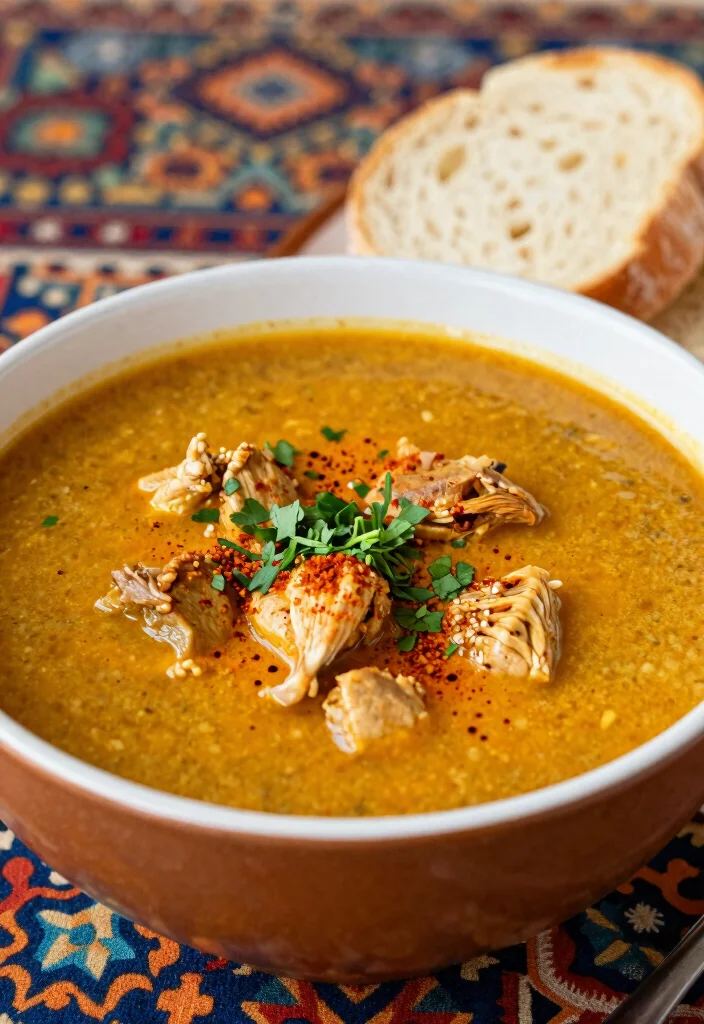 19 Homemade Chicken Soup Recipes Just Like Grandma Made - 12. Moroccan Chicken Soup 1