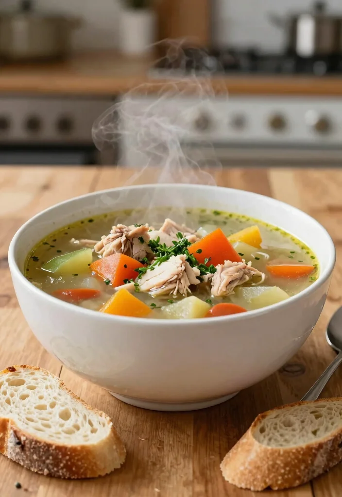 19 Homemade Chicken Soup Recipes Just Like Grandma Made - 4. Hearty Chicken and Vegetable Soup 1