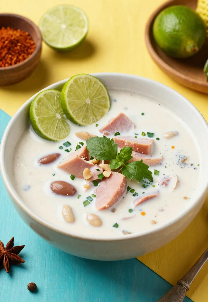 19 Instant Pot Ham and Bean Soup Recipes for Busy Days - 16. Thai-Inspired Ham and Bean Soup 1
