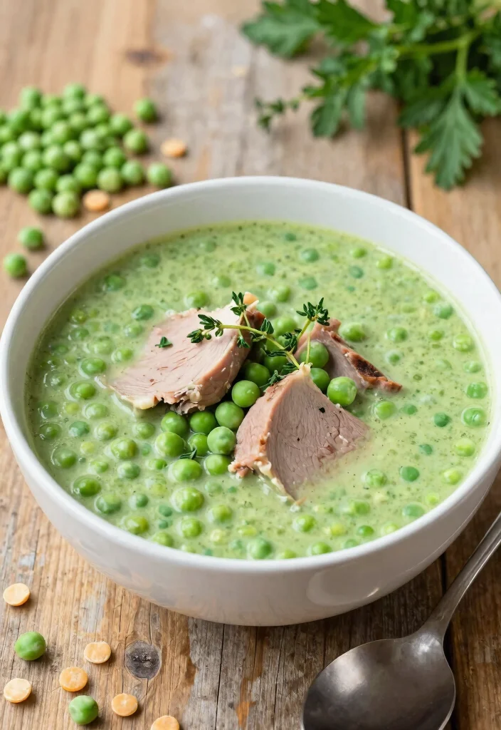 19 Instant Pot Ham and Bean Soup Recipes for Busy Days - 8. Instant Pot Ham and Split Pea Soup 1