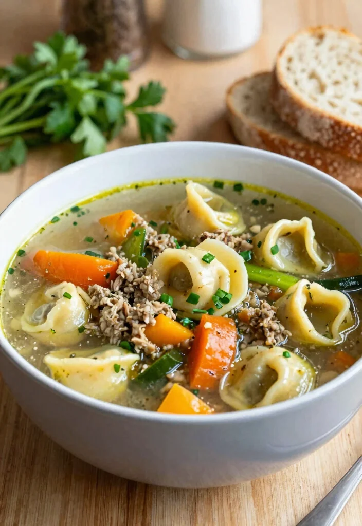 19 Italian Sausage Tortellini Soup Recipes for Comfort Dinners - 12. One-Pot Sausage and Tortellini Soup with Vegetables 1