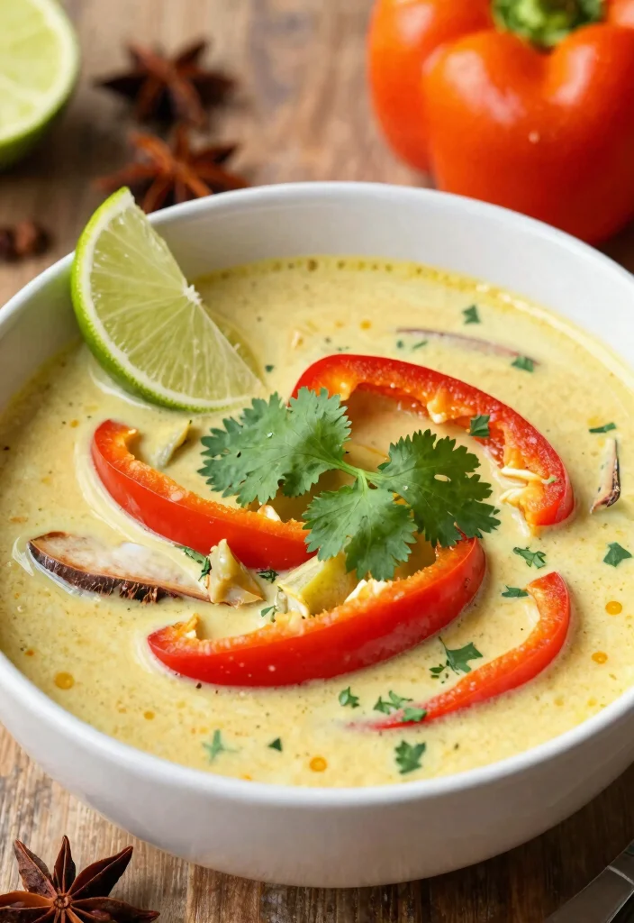 19 Low Carb Keto Soup Recipes That Keep You Full - 12. Thai Coconut Curry Soup 1