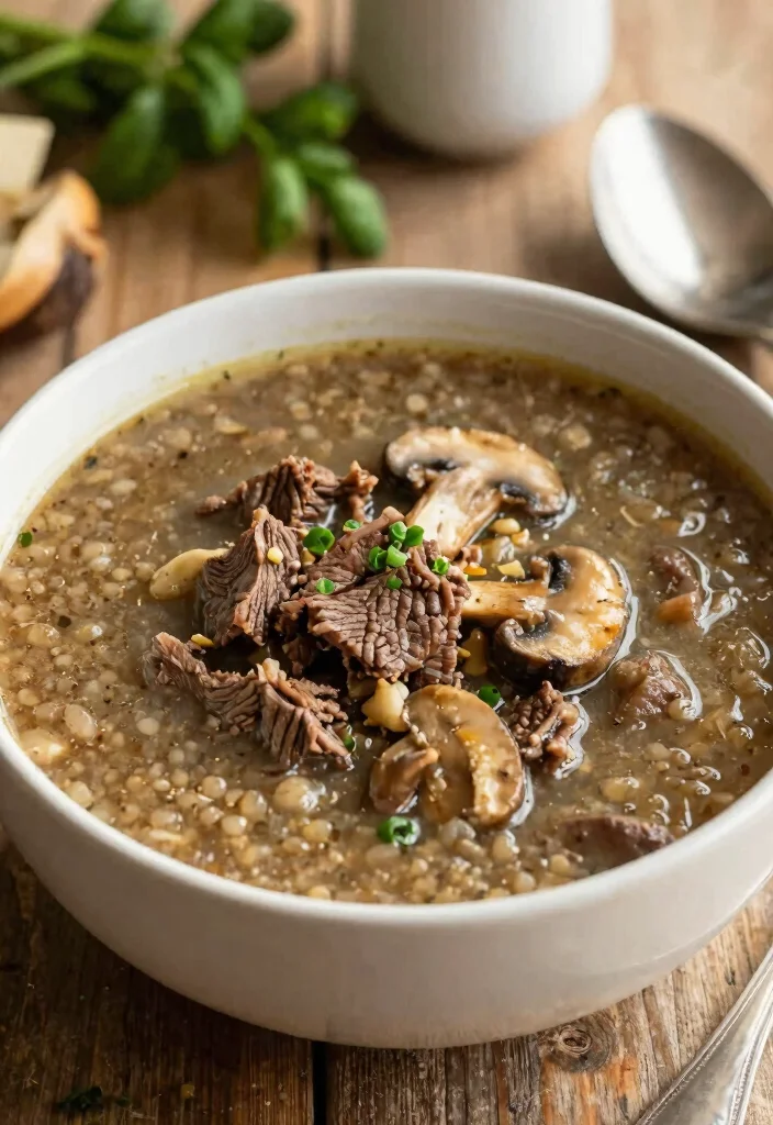 19 Low Carb Keto Soup Recipes That Keep You Full - 14. Beef Barley Soup 1