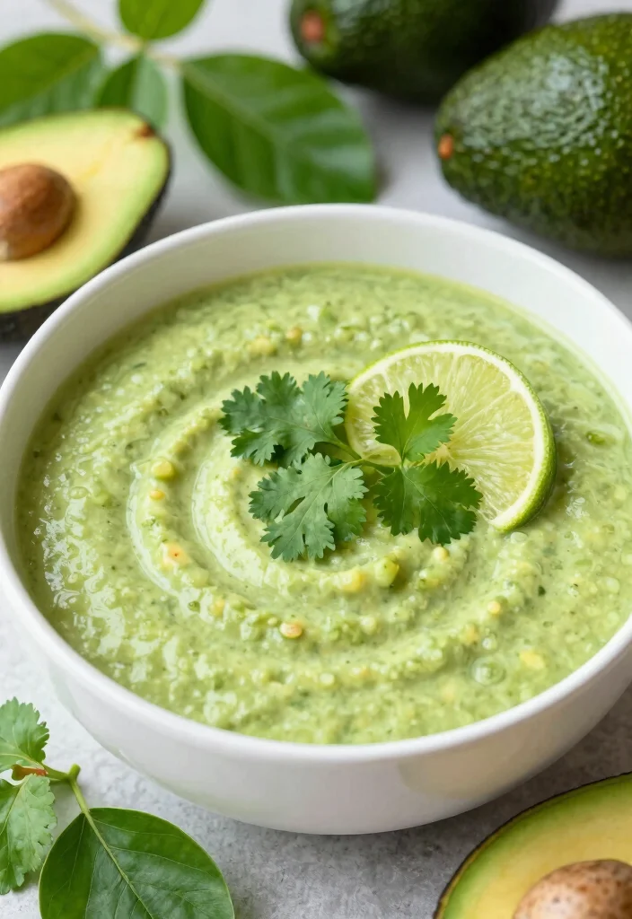 19 Low Carb Keto Soup Recipes That Keep You Full - 15. Creamy Avocado Soup 1