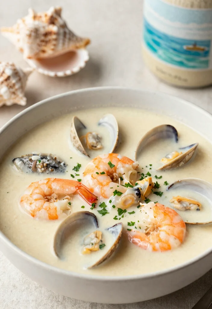 19 Low Carb Keto Soup Recipes That Keep You Full - 16. Seafood Chowder 1