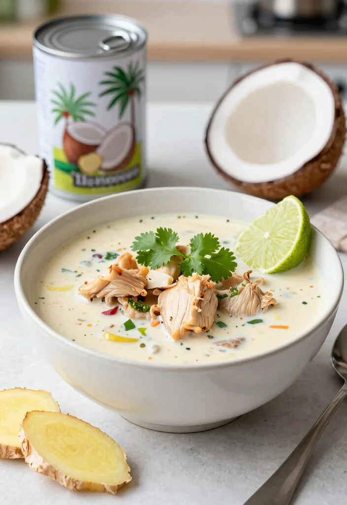 19 Mexican Chicken Soup Recipes with Bold and Spicy Flavors - 5. Spicy Coconut Chicken Soup 1