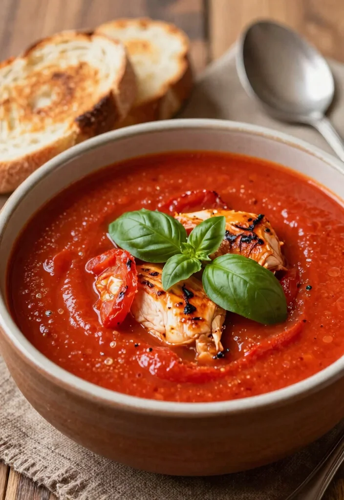 19 Mexican Chicken Soup Recipes with Bold and Spicy Flavors - 8. Fire Roasted Tomato Chicken Soup 1