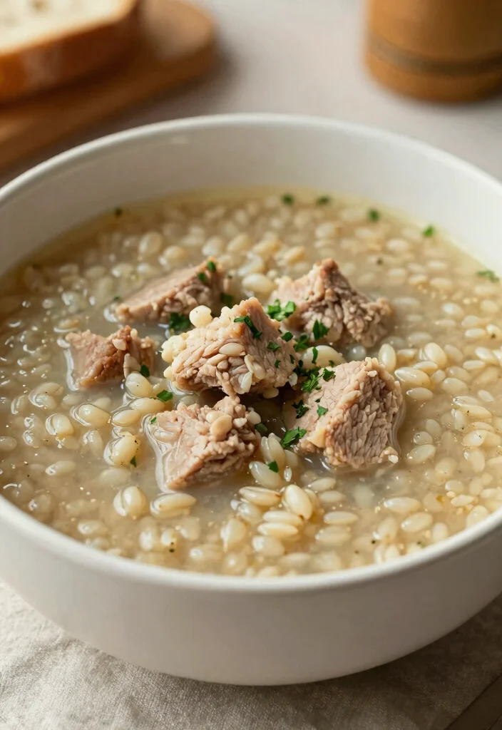19 Pork Soup Recipes That Are Hearty and Satisfying - 18. Cozy Pork and Barley Soup 1