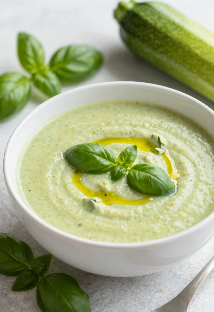 19 Protein Soup Recipes for Filling and Nourishing Meals - 13. Zucchini and Basil Soup 1
