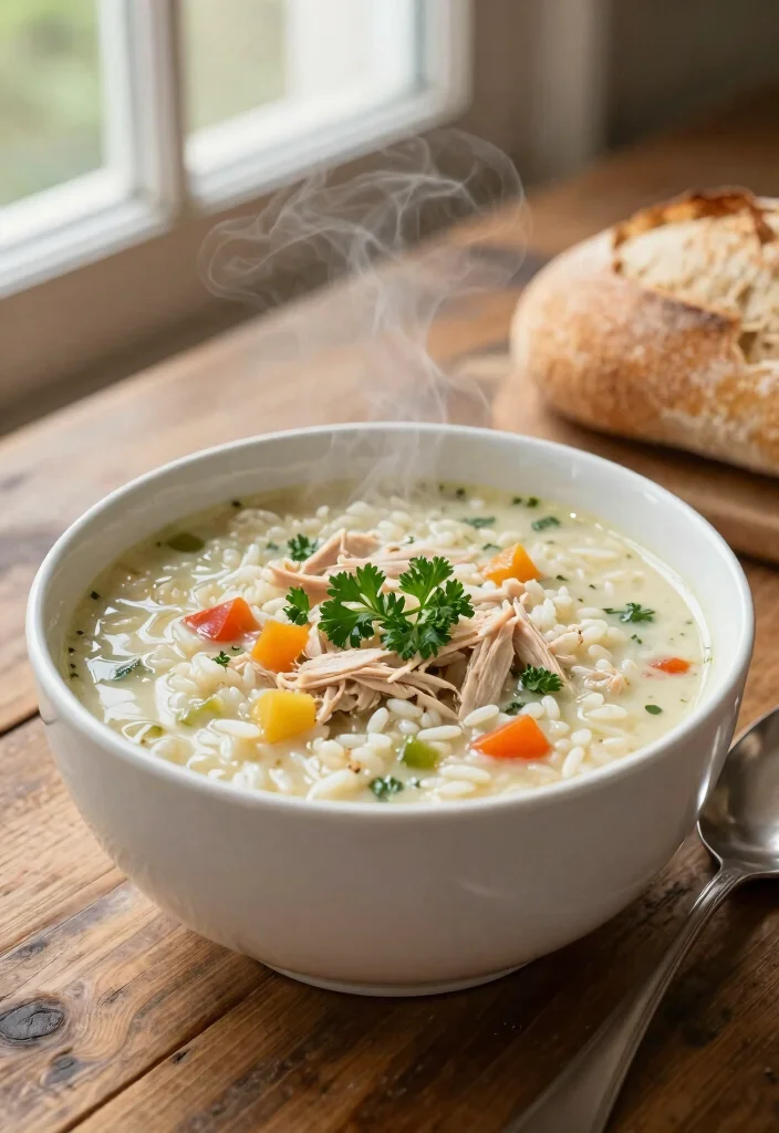 19 Turkey Rice Soup Recipes Perfect for Leftovers - 1. Creamy Turkey Rice Soup 1