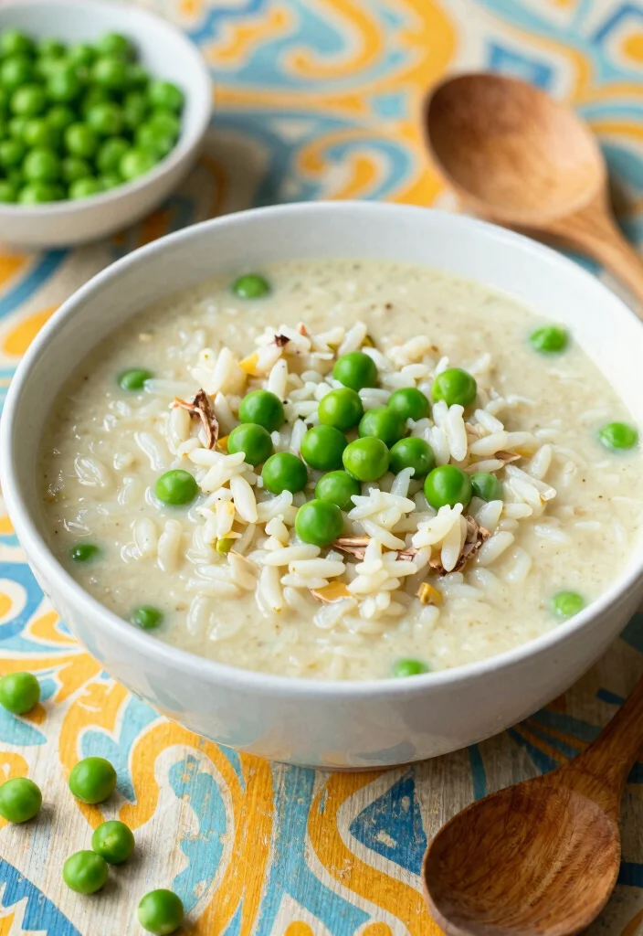 19 Turkey Rice Soup Recipes Perfect for Leftovers - 14. Turkey Rice Soup with Peas 1