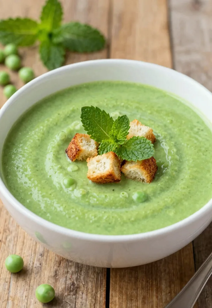 20 Best Fall Soup Recipes for Cold Weather Cravings - 12. Creamy Pea Soup 1
