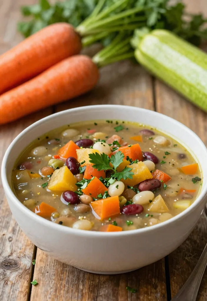 20 Best Fall Soup Recipes for Cold Weather Cravings - 7. Chunky Minestrone Soup 1