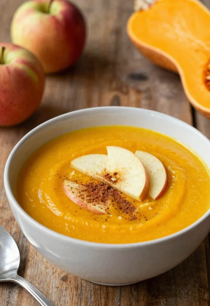 20 Best Fall Soup Recipes for Cold Weather Cravings - 8. Butternut Squash and Apple Soup 1