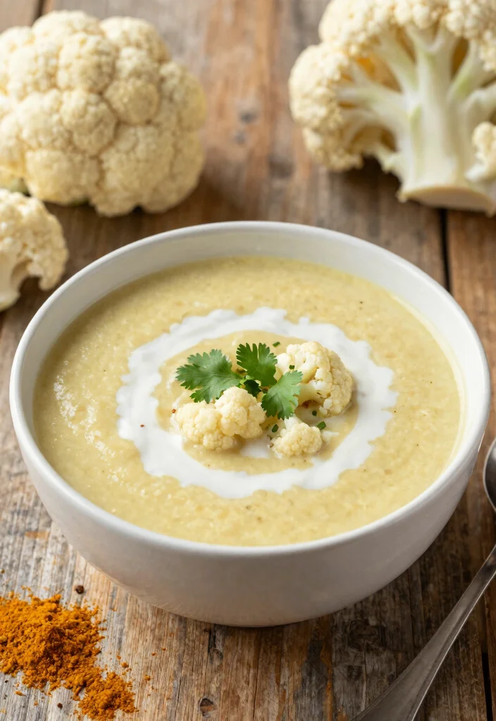 20 Best Fall Soup Recipes for Cold Weather Cravings - 9. Curried Cauliflower Soup 1